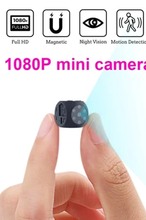 Мини камера широкоугольная 1080P HD датчик движения ночная съемка